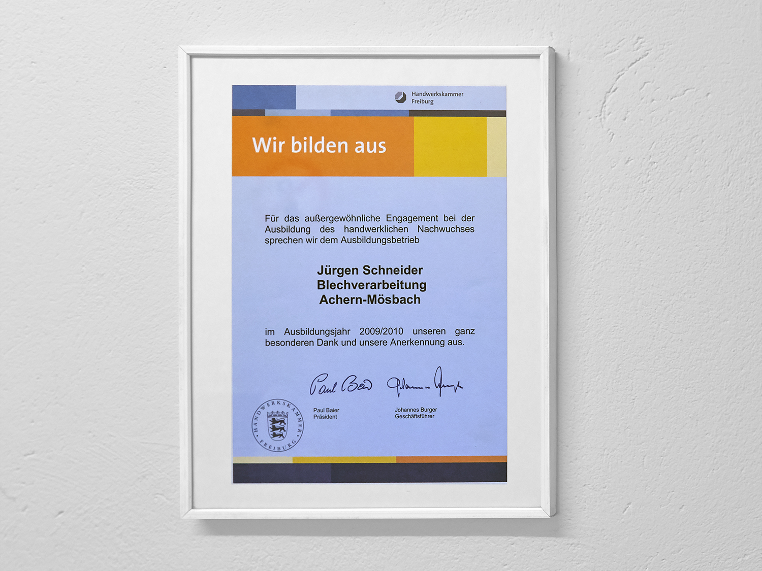 Wir bilden aus